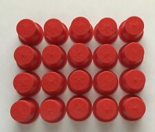 20 Red Plastic Wheel Lug Hole Plugs for Weld Wheels FREE US SHIPPING picture