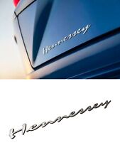kit-car Metal Letters Tail Logo Emblem Rear Badge Half-Matte Hennessey Style 1pc picture