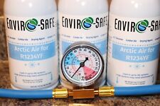 Arctic Air for R1234yf, 3 cans with Gauge, COLDER AIR, Enviro-Safe picture