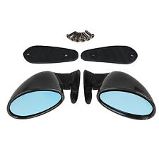 Set of 2 F1 Racing Car Rearview Side Wing Mirrors Kit Universal Carbon Fiber  picture