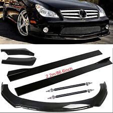 For Mercedes Benz E Class Front Bumper Lip Spoiler Splitter+Side Skirts+Rear Lip picture