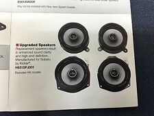 OEM Upgrade Speaker Kit by Kicker Subaru Wrx STi Crosstrek Impreza H631SFJ001 picture