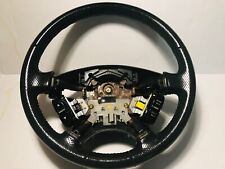 98-02 HONDA ACCORD COUPE BLACK LEATHER STEERING WHEEL W/Cruise OEM picture