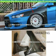 For Mitsubishi Lancer Evolution X  Evo 10 Carbon Fiber Front Fenders Fings Pair picture