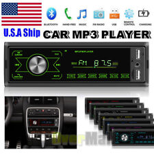 Single Din Car Stereo,Bluetooth, No CD/DVD Player, USB, SD, AUX, AM/FM Radio 60W picture
