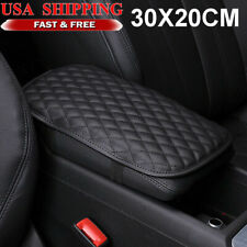 Car Armrest Pad Cover PU Leather Center Console Box Cushion Protector Universal  picture