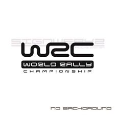 WRC World Rally Decal Sticker logo Sticker Pair picture