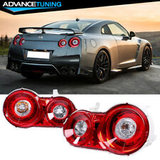 Fits 09-22 Nissan GTR R35 Red LED Tail Lights Upgrade 09-16 to 17+ Brake Lamps picture
