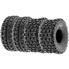 SunF 21x7-10 21x7x10 & 20x10-9 20x10x9 ATV UTV Tires 6PR Off Road A027 [Bundle] picture