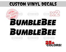 2x BumbleBee Decals Camaro Bumble Bee Sticker (1 Pair) Transformers Chevy Camaro picture