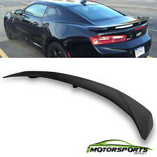 For 2016-2021 Chevy Camaro RS SS ZL1 3-POST ABS Rear Trunk Spoiler Matte Black picture