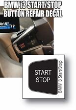 BMW i3 REX Start Stop Engine BUTTON DECAL REPAIR 1 Stop/Start Decal picture