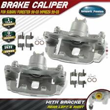 2x Brake Caliper w/ Bracket for Subaru Forester 98-03 Impreza Rear Left & Right picture