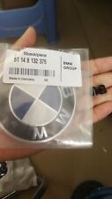 GENUINE BMW Hood Emblem Roundel with Grommets INCLUDED- 82mm (OEM# 51148132375) picture