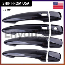 New Gloss Black Door Handle Cover Trim For Nissan Altima 2019 2020 Sentra Rogue picture