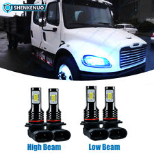 For Freightliner M2 100 106 112 LED 9005 9006 Headlights Hi/Lo Beam Bulbs Kit picture
