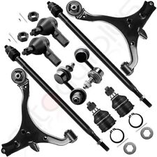 10pc Suspension Ball Joints Tie Rods Control Arms Kit For 2001-2005 Honda Civic picture