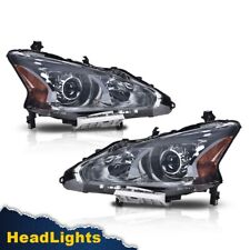 Pair Headlights Lamps Halogen LH& RH Fit For 2013-2015 Nissan Altima Sedan picture