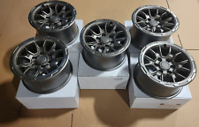 New ROUSH R Wheels Fit 2021-2023 Ford Bronco Iridium Grey 17 x 8.5  SET OF 5 picture