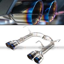 For 15-21 WRX / STI Stainless Steel Bolt On Axle Back Exhaust Muffler Burn Tip picture