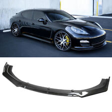 For Porsche Panamera Carbon Fiber Front Bumper Lip Splitter Spoiler Diffuser Set picture