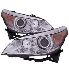 Headlights Fit 04-07 BMW 5 Series Sedan HID Left Driver Right Passenger Assembly picture