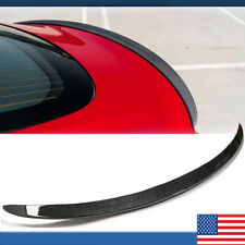 For Tesla Model 3 Spoiler Wing Performance Gloss Carbon Fiber Rear Trunk Lip Kit picture