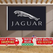 Premium Flag Jaguar 3x5 ft Banner Racing Car F-Type XK XJR XKSS XJS Wall Sign picture