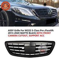 ASSY GRILLE FOR MERCEDES BENZ W222 S-CLASS 2013-2020 MATTE BLACK S560 S450 S600L picture