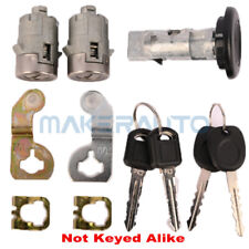 New Ignition Lock Cylinder & Keys for CHEVROLET GMC Silverado Tahoe W/CLIPS picture