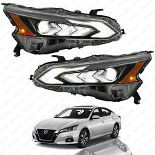 For 2019 2020 2021 Nissan Altima Driver Passenger LED Headlight Assembly LED 2pc picture