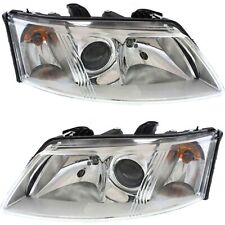 Headlight Assembly Set For 2003-2007 Saab 9-3 Left and Right Halogen With Bulb picture