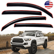 For 2016-2022 Toyota Tacoma Double Cab In-Channel Window Vent Visors Rain Guards picture