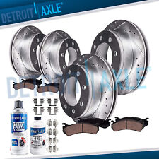 Front & Rear Rotors + Brake Pads for Chevy Silverado GMC Sierra 2500HD 3500 HD picture