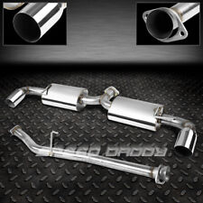 STAINLESS DUAL CAT BACK EXHAUST 3.5