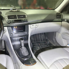 matt 3D Carbon Fiber Interior Trim Decal Sticker For Benz E Class W211 2003-2008 picture