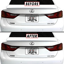 Chrome Delete Blackout Overlay for 2013-20 Lexus GS 300 350 450h F Trunk Trim picture