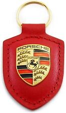 Porsche Crest Key Ring Black and Red picture