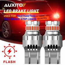 7443 LED Strobe Flashing Blinking Brake Tail Light Parking Safety Warning Bulbs picture
