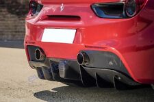 Ferrari 488 GTB / Spider Carbon Fiber Rear Diffuser + center fog light cover NEW picture