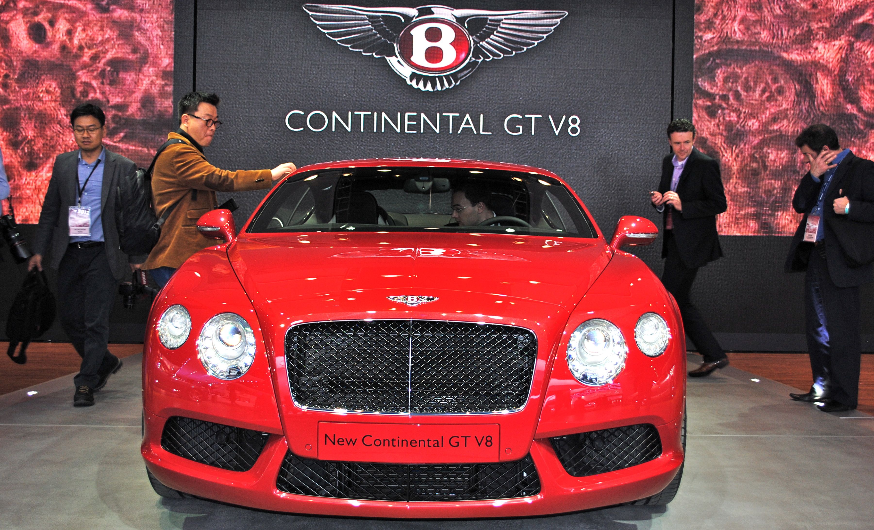 2012 Detroit: 2013 Bentley Continental GT V8