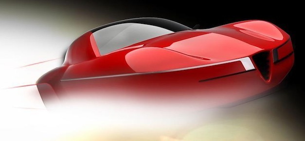 Carrozzeria Touring Superleggera Disco Volante Concept Teaser