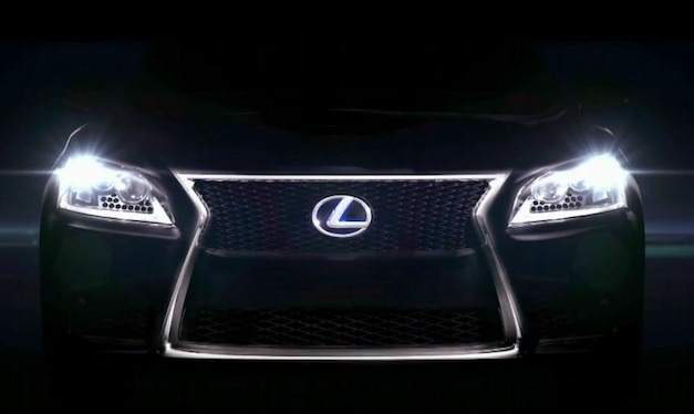 Lexus LS Spindle Grille Teaser