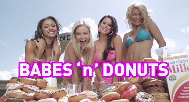 2012 Scion iQ commercial features babes, donuts and milk
