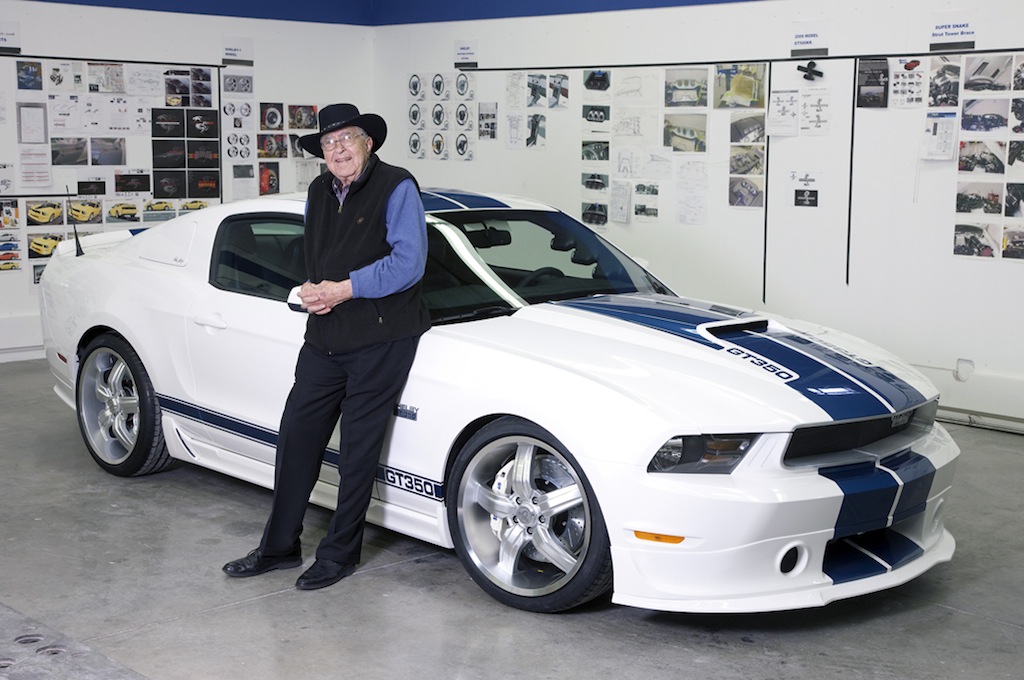 Carroll Shelby and new Mustang GT350