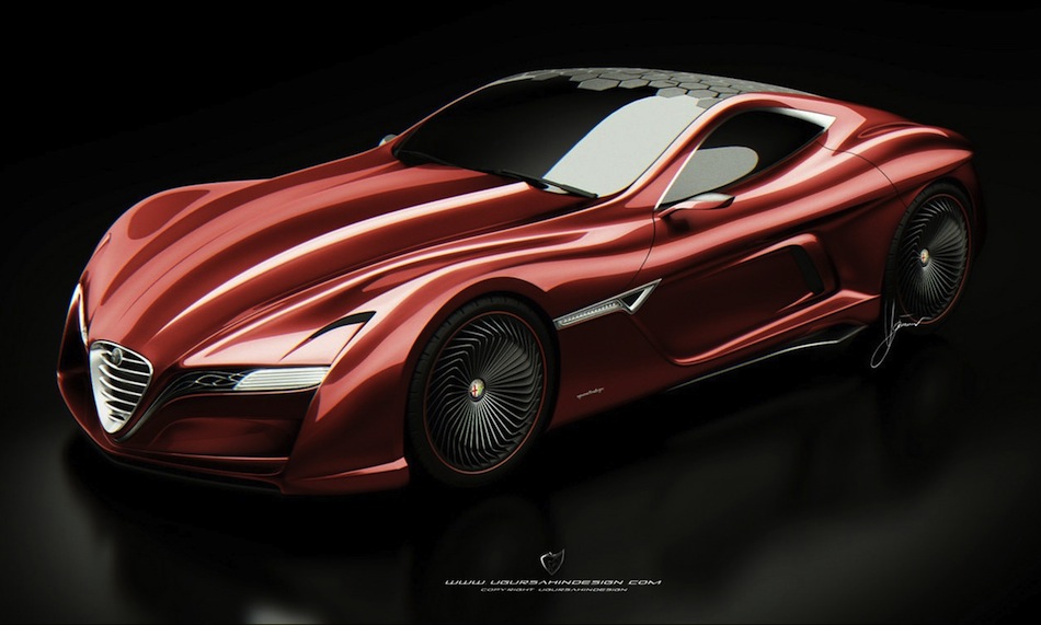 Alfa Romeo C12 GTS Concept Front 7/8 View
