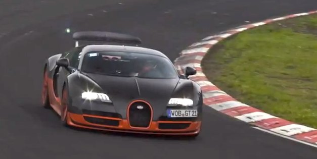  Bugatti Veyron Super Sport hits up Nurburgring