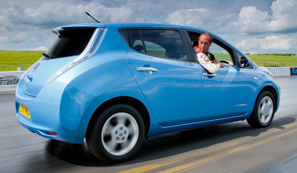 Nissan LEAF Goodwood Reverse in Action