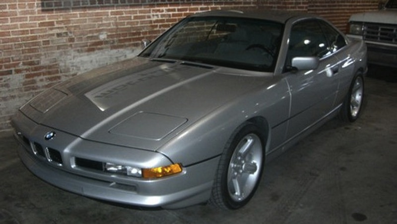 1990 BMW 850i Front 3/4 View Angle