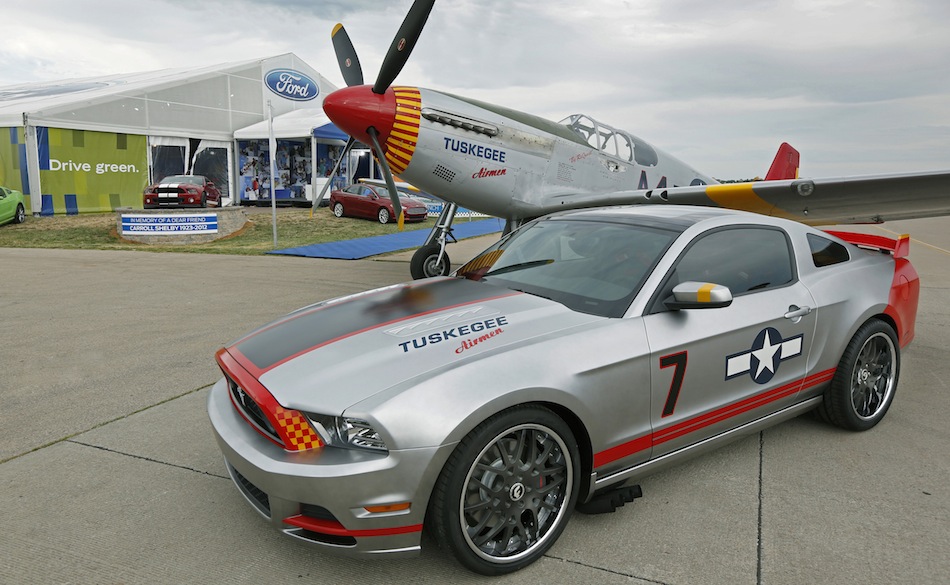 Ford 2013 Red Tails Mustang and Plane